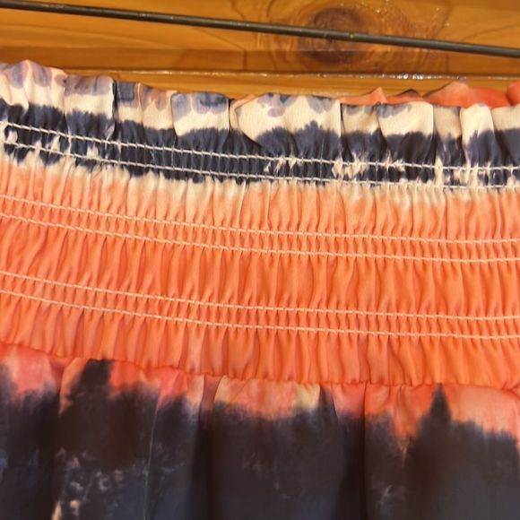 H by Halston tie dye maxi skirt with pockets - Picture 3 of 7